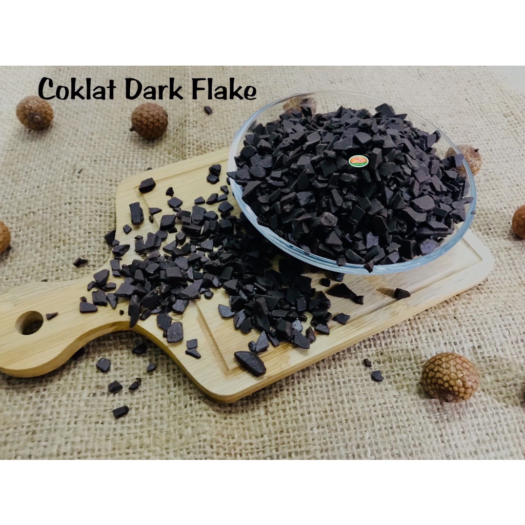 

COKLAT DARK FLAKE 250G