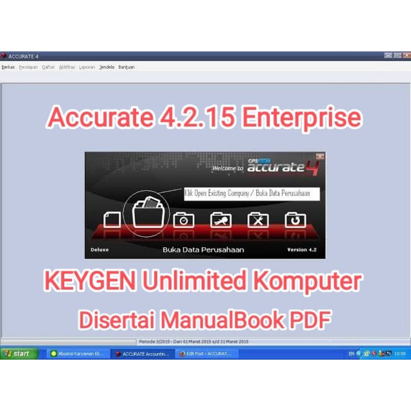 Accurate 4 enterprise full version unlimited software akuntansi accounting terbaru
