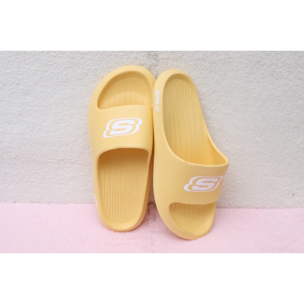 Sendal Slide Wanita Sandal Selop Skechers Wanita Sandal Wanita Terbaru Sandal Slip on Sketcher Model Korea Sketcher Selop Murah