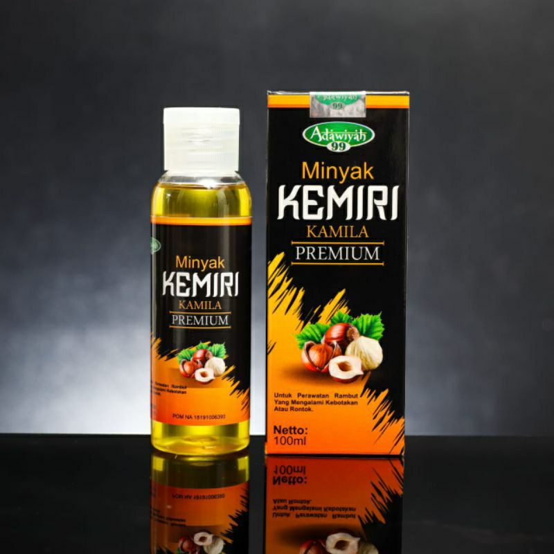 Minyak Kemiri Kamila Premium Original Atasi Rambut Rontok Dan Kebotakan