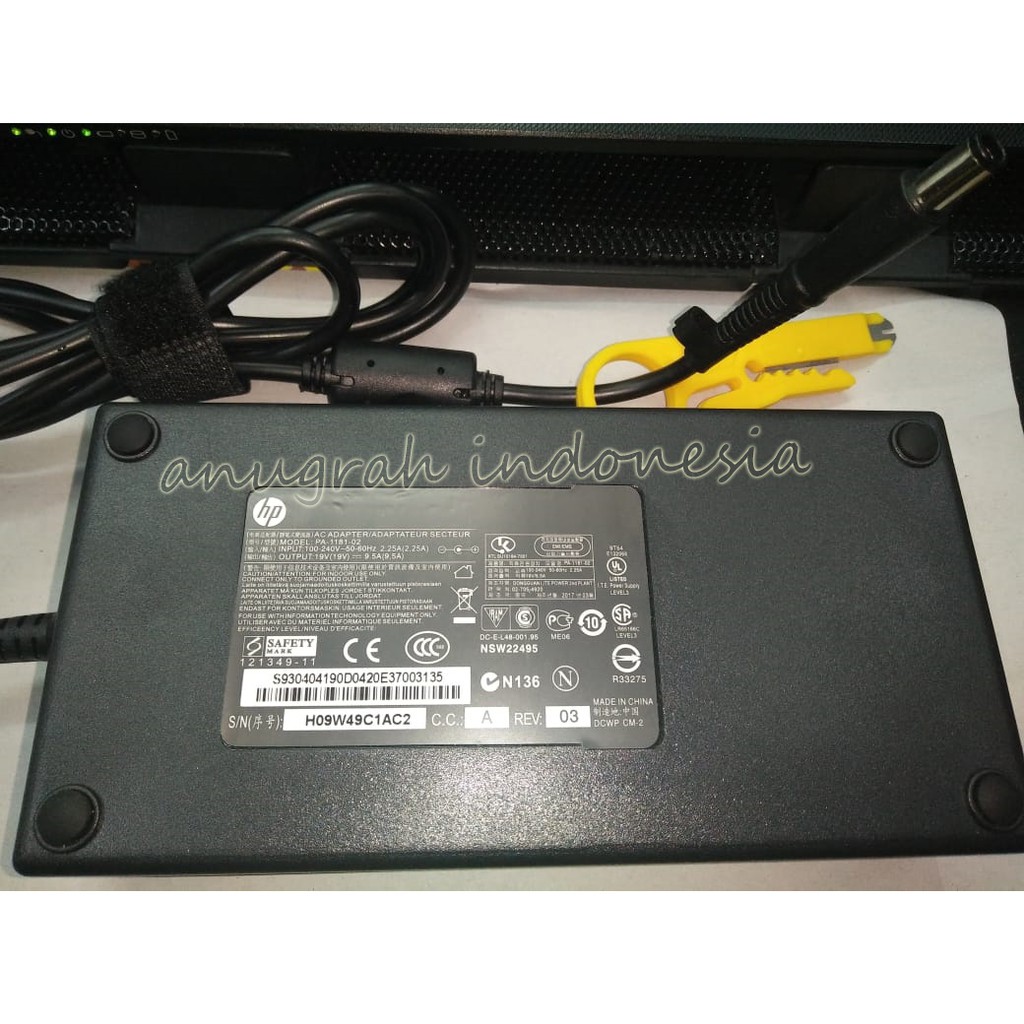 Adaptor laptop HP TouachSmart 310 420 520 610 pc all in one 19v 9.5a