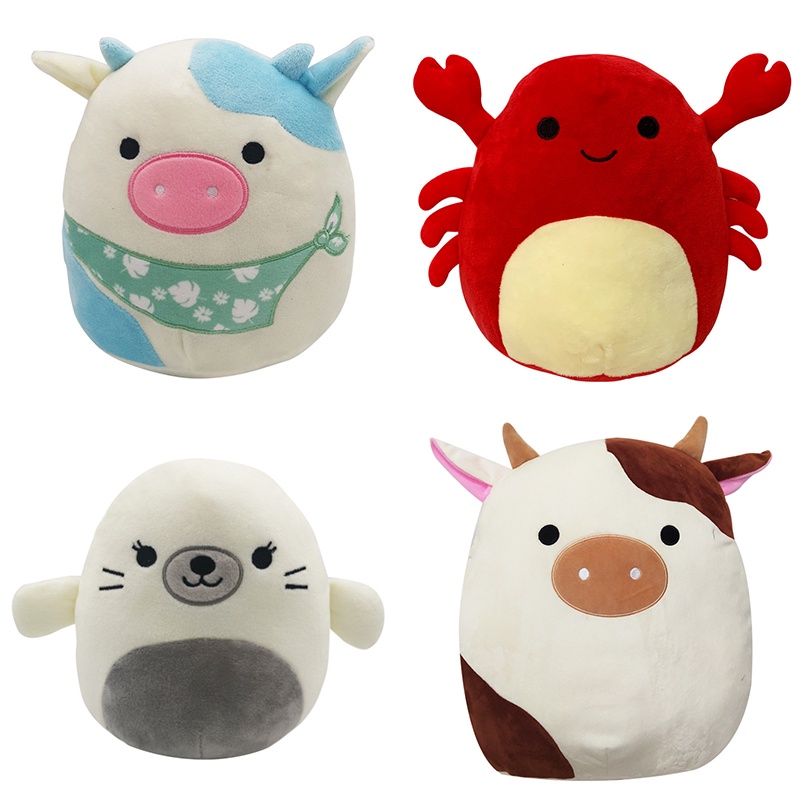 20cm/7.9in Squishmallow Plush Toy Boneka Emma Max Bop Tally Cora Aqua Paco Kayla Avery Blake Patty