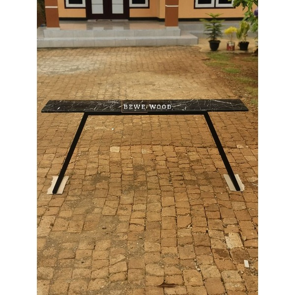 bewewood | meja konsol marmer meja besi marmer