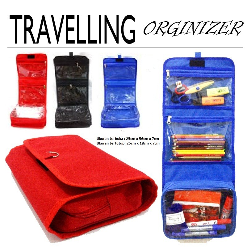 TRAVELLING ORGANIZER / MAKE UP ORGANIZER / TEMPAT KOSMETIK