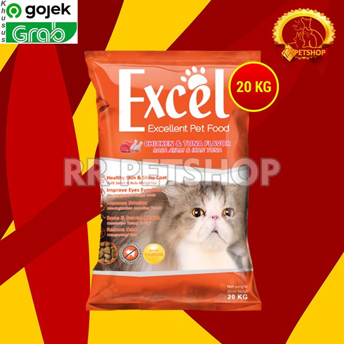 [GOSEND] Makanan Kucing Excel 20 kg / Dry Food Karungan Murah 20kg sak