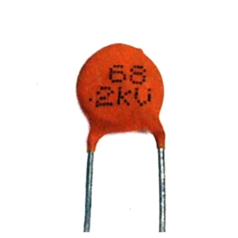 Disc Ceramic Capacitor 68pF 2KV J ±5% SL pitch=5mm RoHS Taiwan