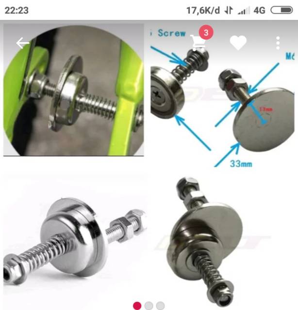 Magnet pengunci frame sepeda lipat pengunci lipatan folding bike