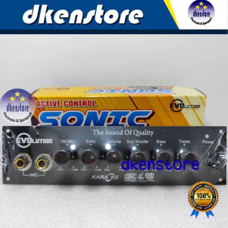 Tone control Sonic Evolution plus mic subwoofer echo