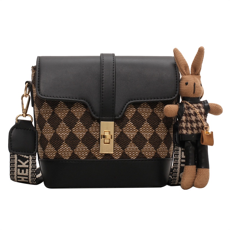 BJ43332 - BLACK/BROWN/COFFEE - TAS WANITA FASHION IMPORT MODIS ELEGAN TERMURAH TERLARIS TERBARU BAGSTORE JAKARTA TAS BATAM BQ3332