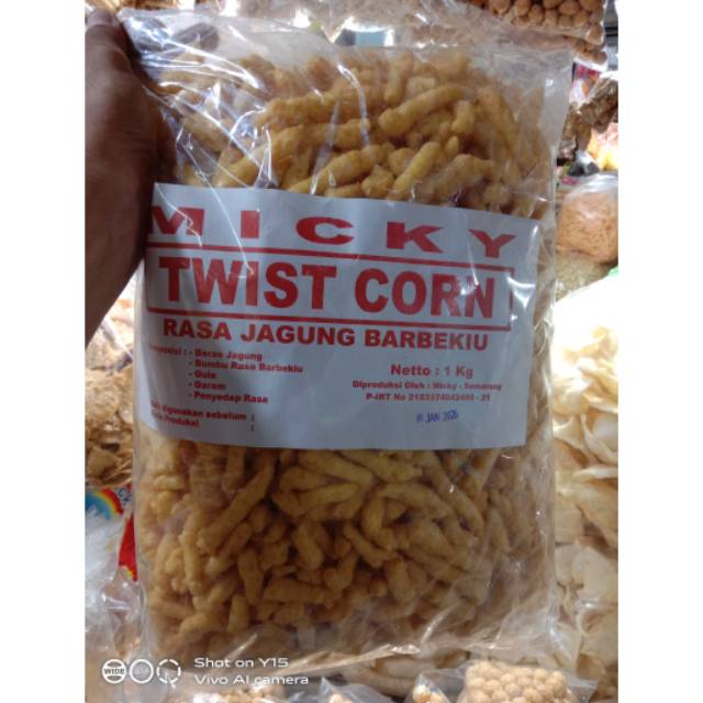 

TWIST CORN RASA JAGUNG BARBEKYU 250g.