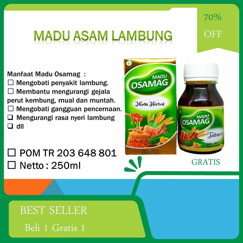 Madu Maag Kronis Osamag Asam Lambung dan Gerd Salam Zestmag Paling Ampuh