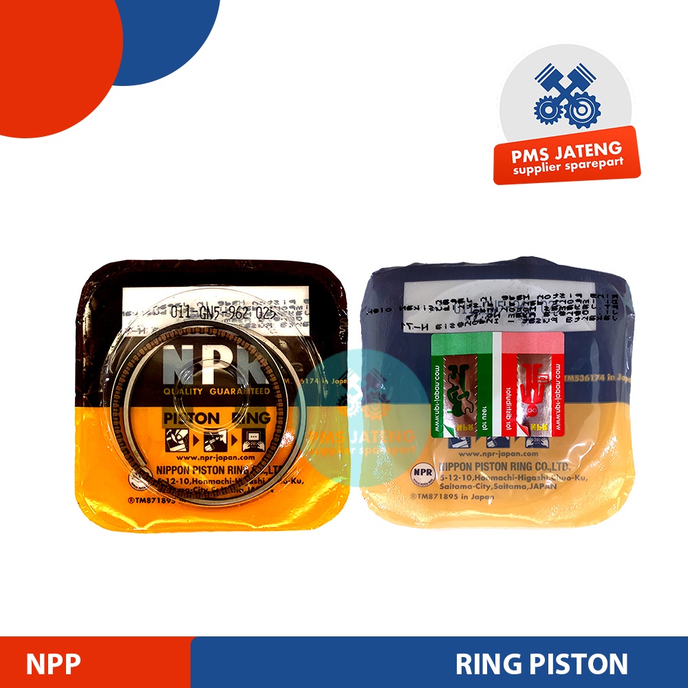 RING SEHER PISTON RING KAZE ZX 130 NPP