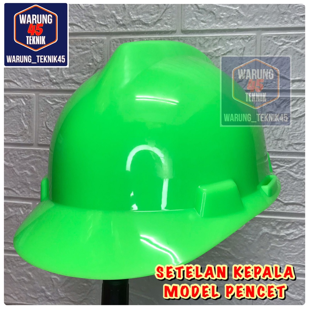 HELM KERJHELM KERJA PROYEK SAFETY STABILO NEON ARROW INNER HEAD SUSPENSI PENCET