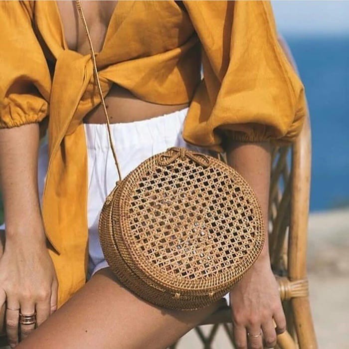 TAS ROTAN BALI | TAS ROTAN | TAS SELEMPANG | TAS UNIK | HADIAH