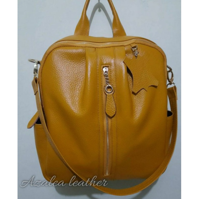 TAS RANSEL WANITA KULIT ASLI GARUT