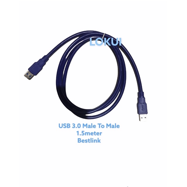 KABEL USB 3.0 EXTENSION MALE TO MALE 1.5METER HIGH SPEED BESTLINK