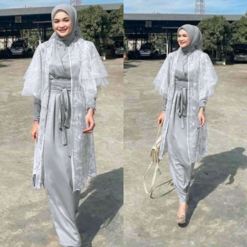 Outer Arabella Brukat Tile Premium//Cardigan Kondangan//Outer Pesta//Dress Remaja//Gamis Brukat Pesta//Gamis Terbaru//Baju Gamis