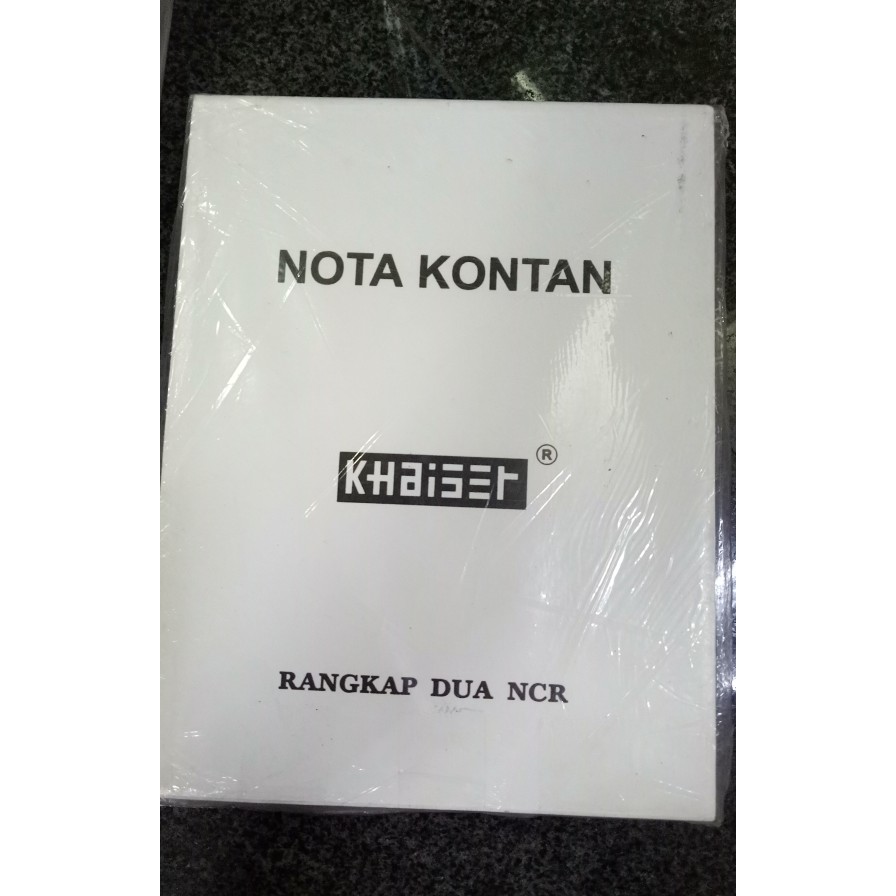 

Nota Kontan rangkap 2 besar