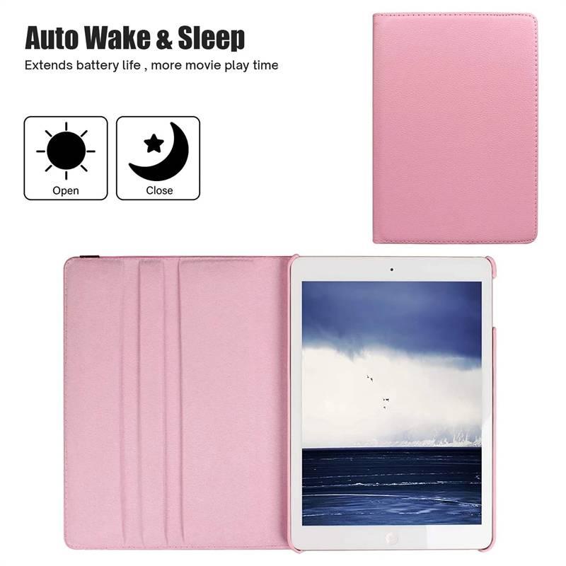 Danycase Casing Kulit PU Untuk iPad 10.2 8th 2020 2017 2018 9.7 Air 4 10.9 Pro 10.5 11 Mini 1 2 3 4 5 A081-A