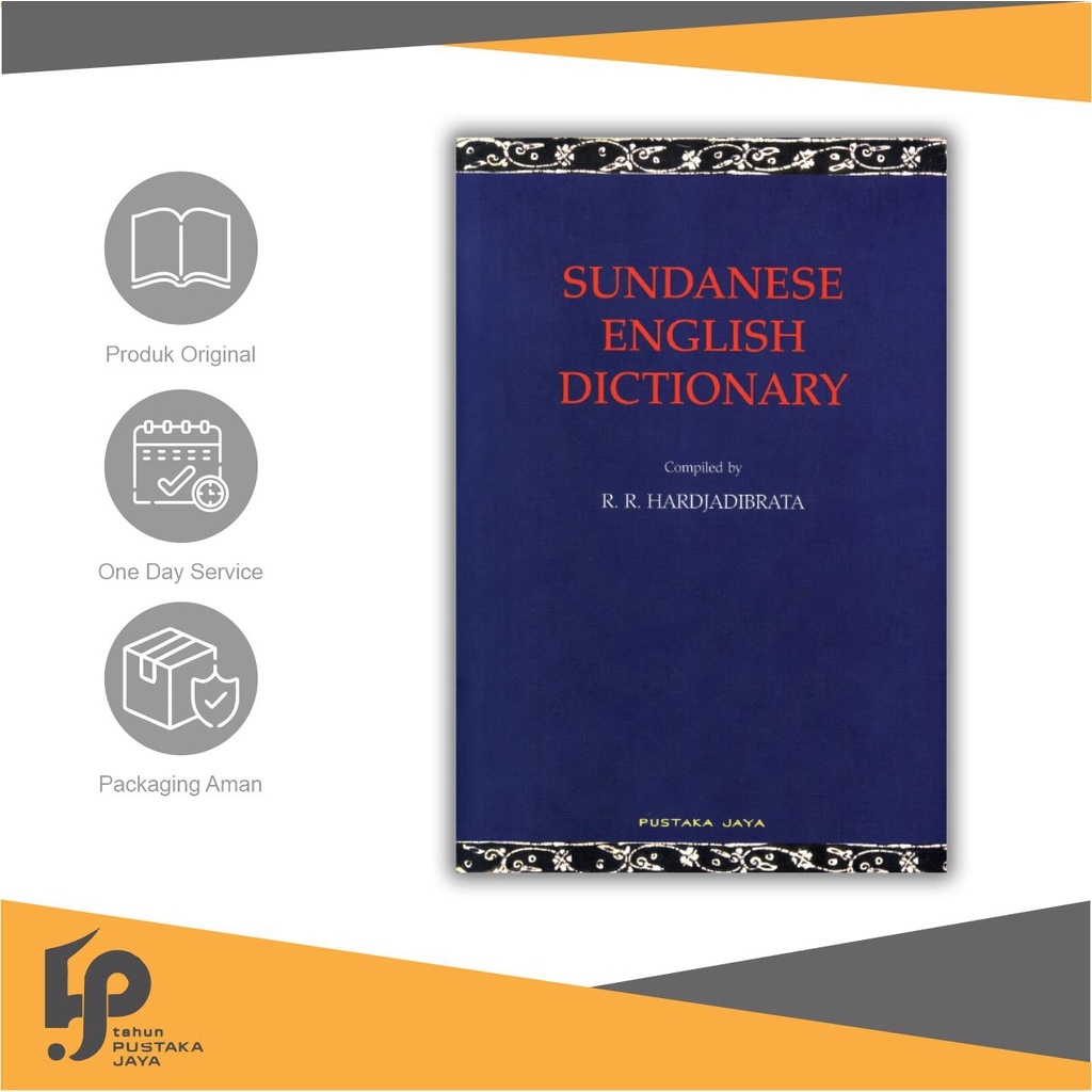 Buku Sundanese English Dictionary - RR Hardjadibrata ORI