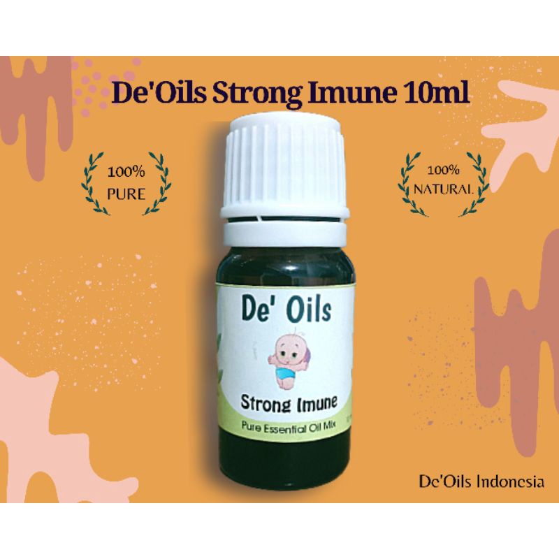 De'Oils Pure Essential Oil Strong Imune Aromateraphy minyak Atsiri murni Essential Oil baby deoils