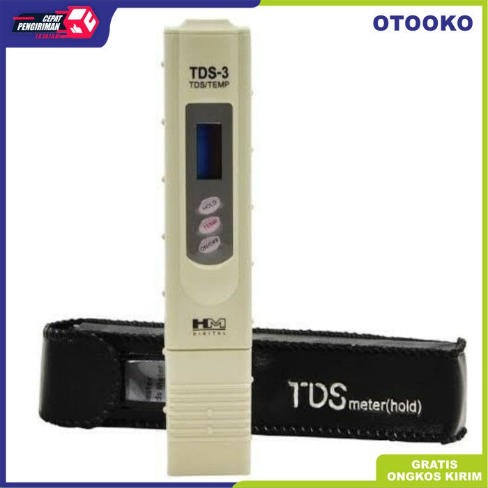 TDS Meter TDS3 Alat Ukur Ppm Kualitas Air Hidroponik aquascape