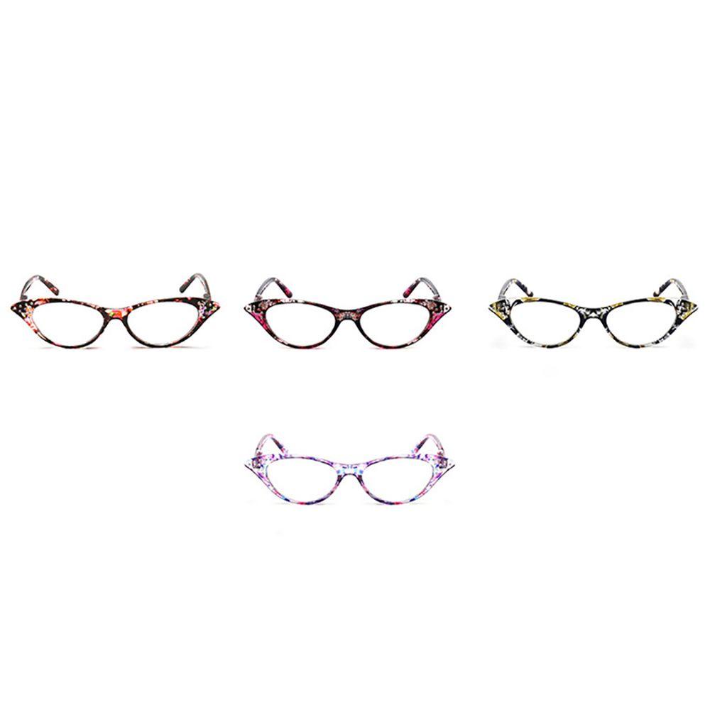 Mxbeauty Kacamata Presbyopic Mata Kucing Retro Kaca Mata Anti Radiasi Untuk Wanita Kacamata Anti Radiasi Blocking Eyeglasses Perempuan Berlian Imitasi Anti Radiasi Kaca Kacamata Baca