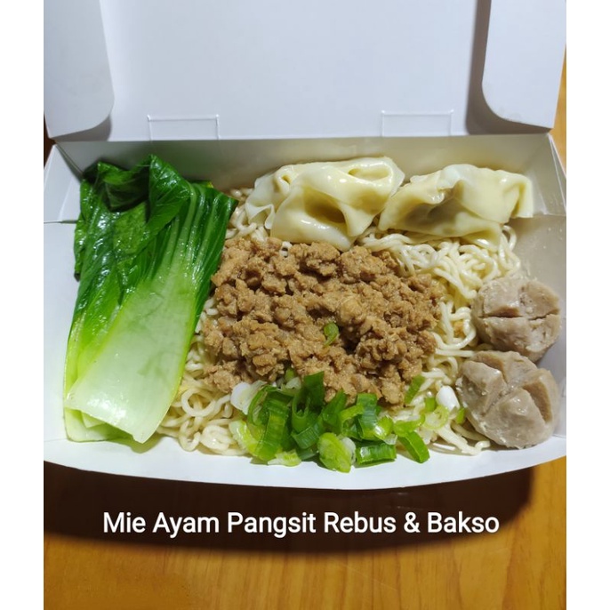 

Mie Ayam Pangsit Rebus & Bakso Siap Saji