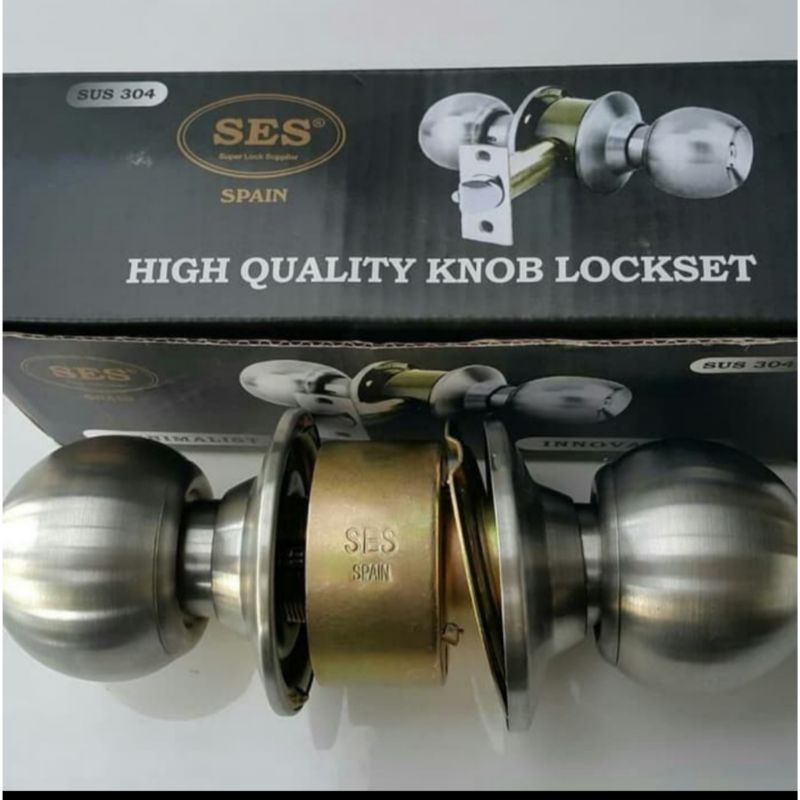 SES kunci pintu bulat stainless SUS304