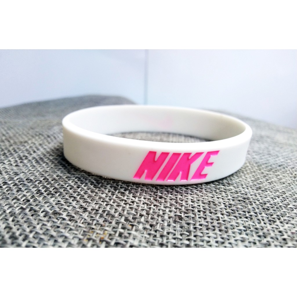 COD NIKE GELANG TANGAN PRIA - GELANG KARET NIKE SPORT ORIGINAL FASHION NIKE PUTIH L P