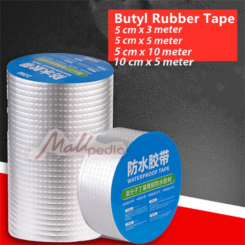 MA4 Lakban Anti Bocor Aluminum Foil Perekat Super Tape Waterproof Lebar 5cm 10cm x Panjang 5m ORI kyto anti bocor penutup celah lubang genteng