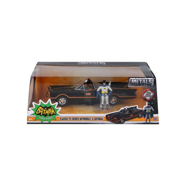 1966 Batmobile W/ Batman & Robin Diecast 1:24 - Termurah 