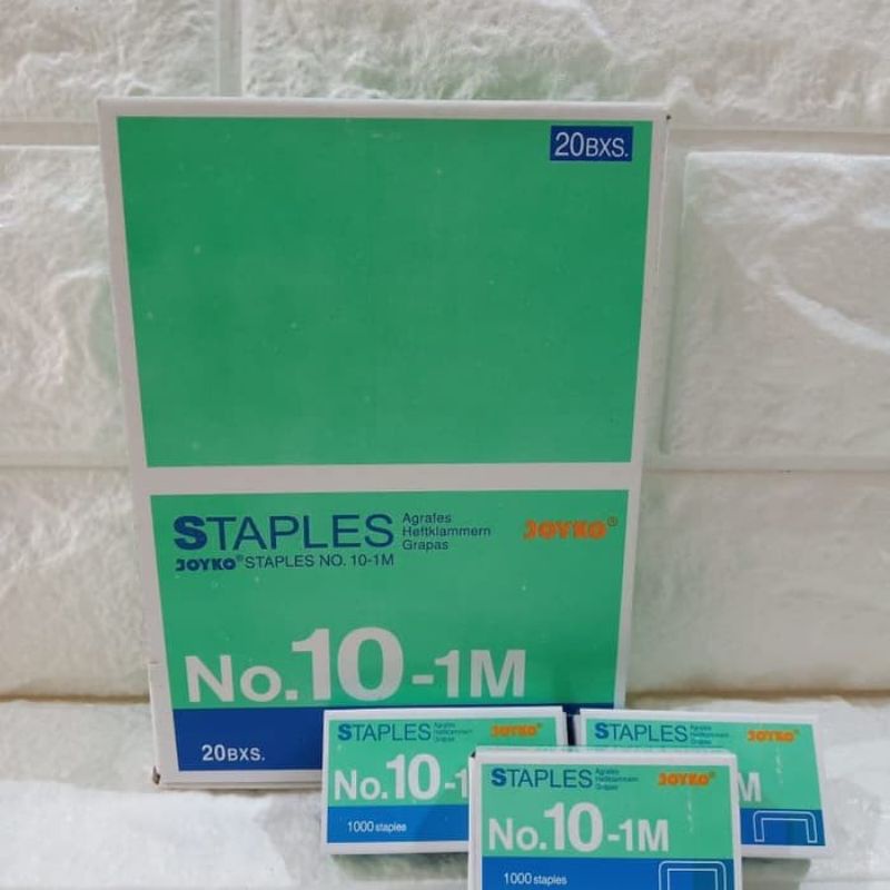 

Isi Staples Joyko No.10 (kecil) /Refiil Hekter joyko / Isi Klip