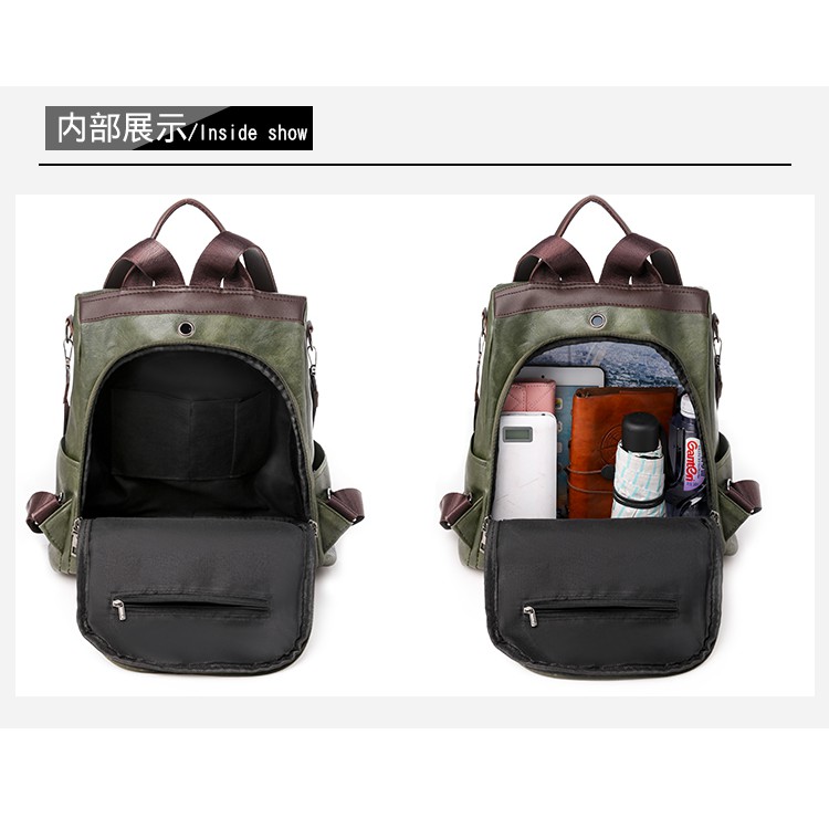 COD√ Tas Besar Laptop Multifungsi selempang tas Ransel Backpack WANITA IMPORT FASHION BAGUS  495