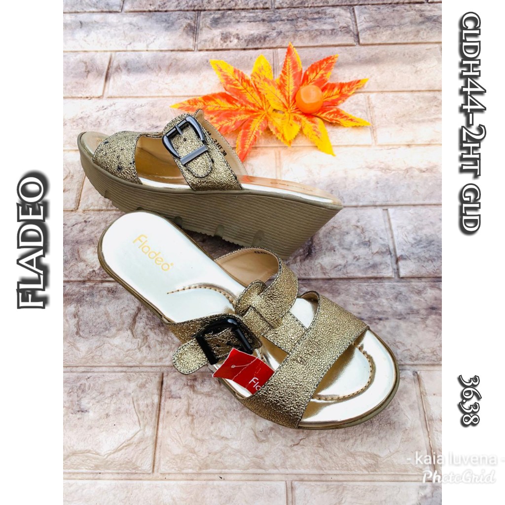 Sandal CLDH44 2HT GLD FLADEO