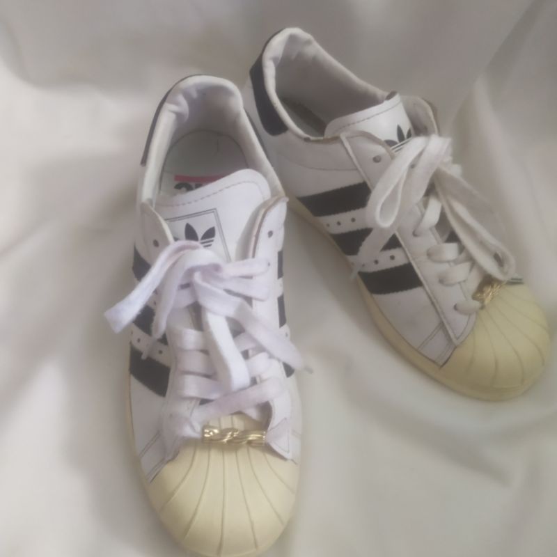 PRELOVED SECOND SEPATU WANITA SNEAKERS ADIDAS SUPERSTAR RUN DMC ORI VIETNAM SEPATU ADIDAS WANITA