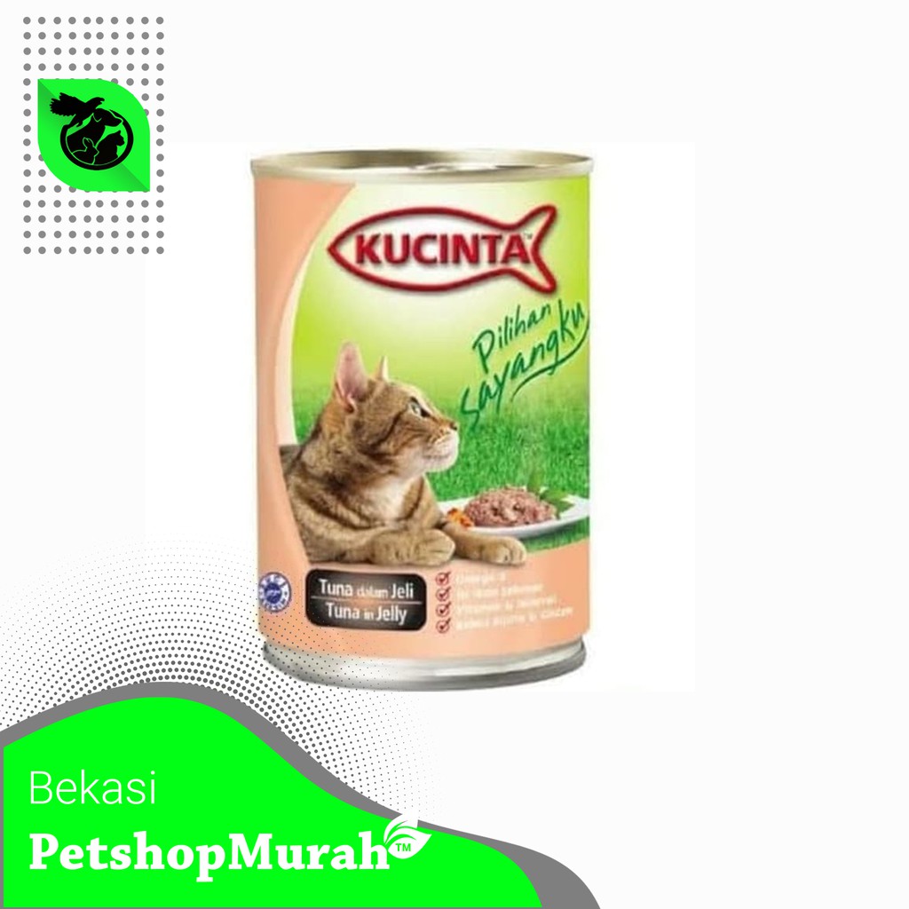 Makanan Kucing Basah Kaleng Kucinta 400 gram WetFood Kucinta 400 gr Can