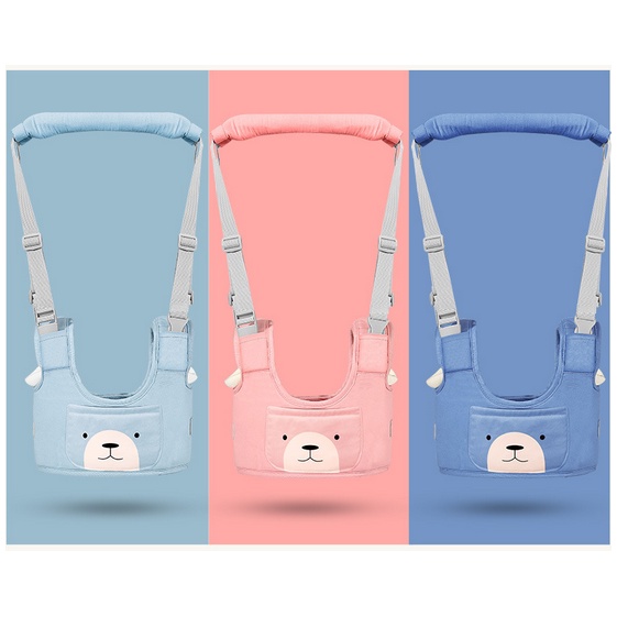 MOGYMOGY HL0241 Alat Bantu Jalan Bayi Model Rompi Baby Walking Assistant Motif Beruang Mother Care