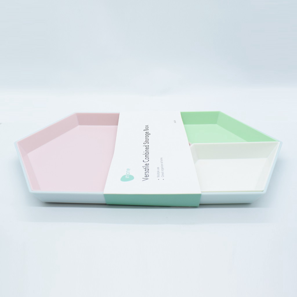 BENCO Storage Box Rak Kosmetik Kombinasi 3 Pcs Set