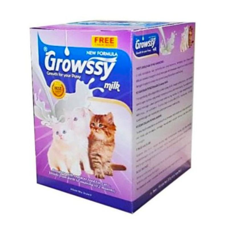 SUSU GROWSSY 1 BOK ISI 11 SACHEAT SUSU KUCING BABY MOTHER &amp; KITTEN