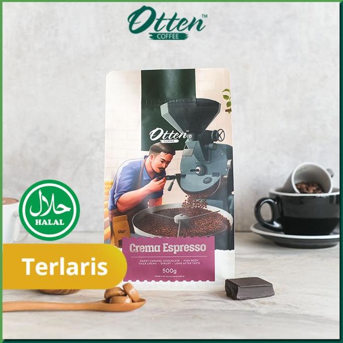 

TERLARIS Otten Coffee Crema Espresso 500 gram Kopi | Espresso Blend Best Seller/MINUMAN COLLAGEN/MINUMAN YOYIC/MINUMAN DIET/MINUMAN PEMUTIH BADAN/MINUMAN KOREA/MINUMAN KEMASAN/MINUMAN KALENG/MINUMAN KOTAK/MINUMAN SEHAT HERBAL/MINUMAN SEHAT UNTUK