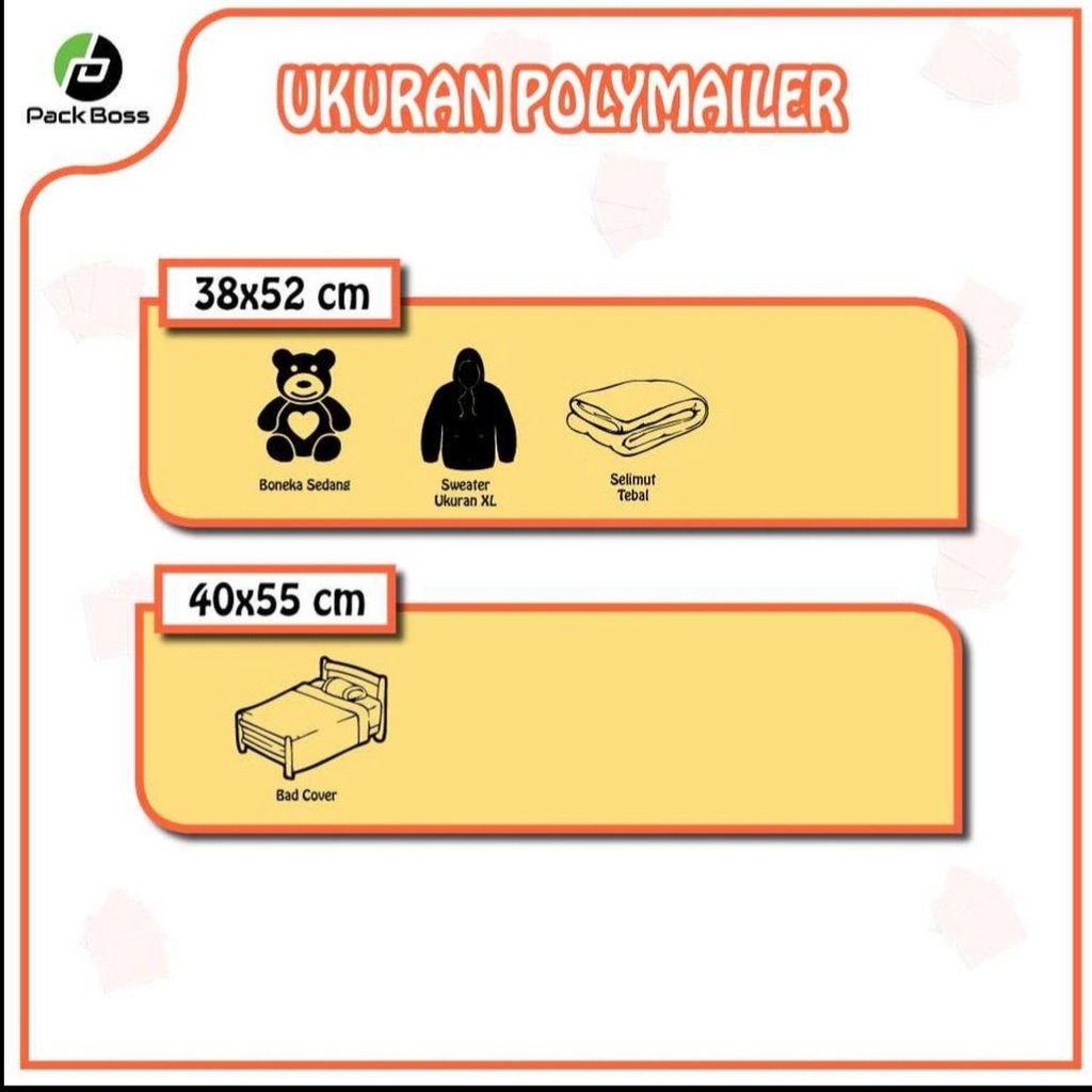 

POLYMAILER PACKBOSS 28X42 ISI 100 PACKING ONLINE TERMURAH RJ4