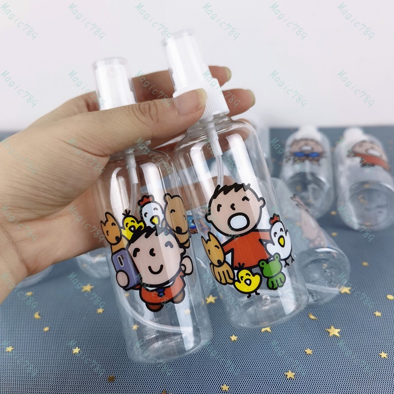 Magic789 Cartoon Big Boy Tabo Spray Bottle 100ML Travel Size Bottles for Cosmetic Refillable Container