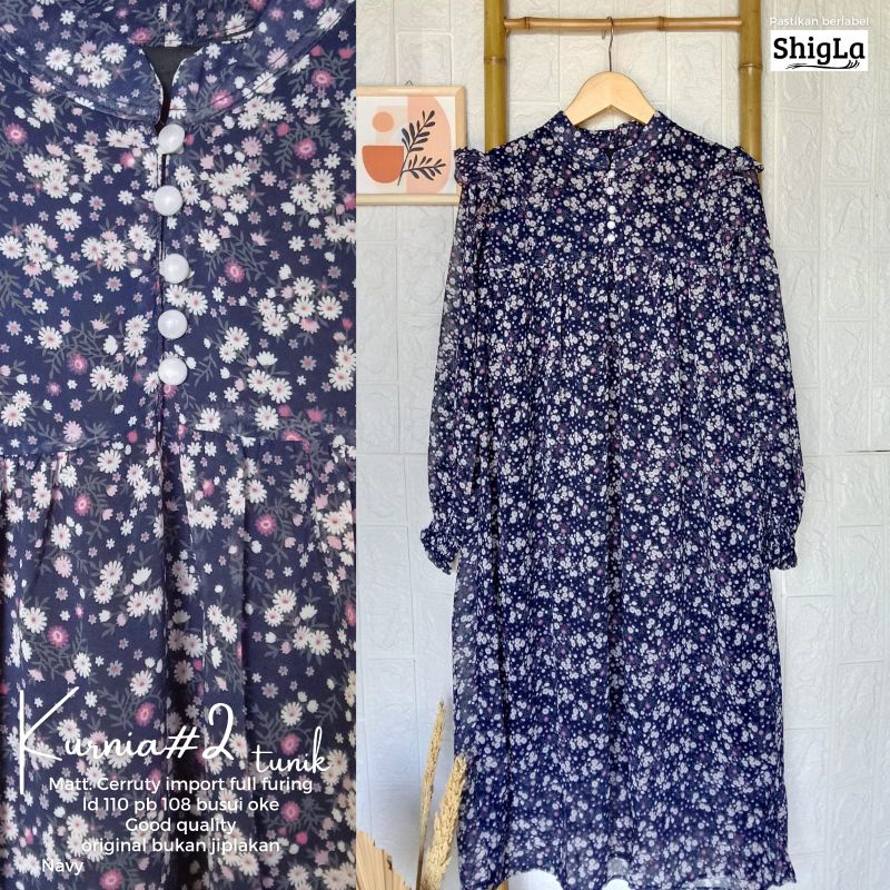 KURNIA LONG TUNIK || CERUTY IMPORT LD 110 PJ 108 BUSUI