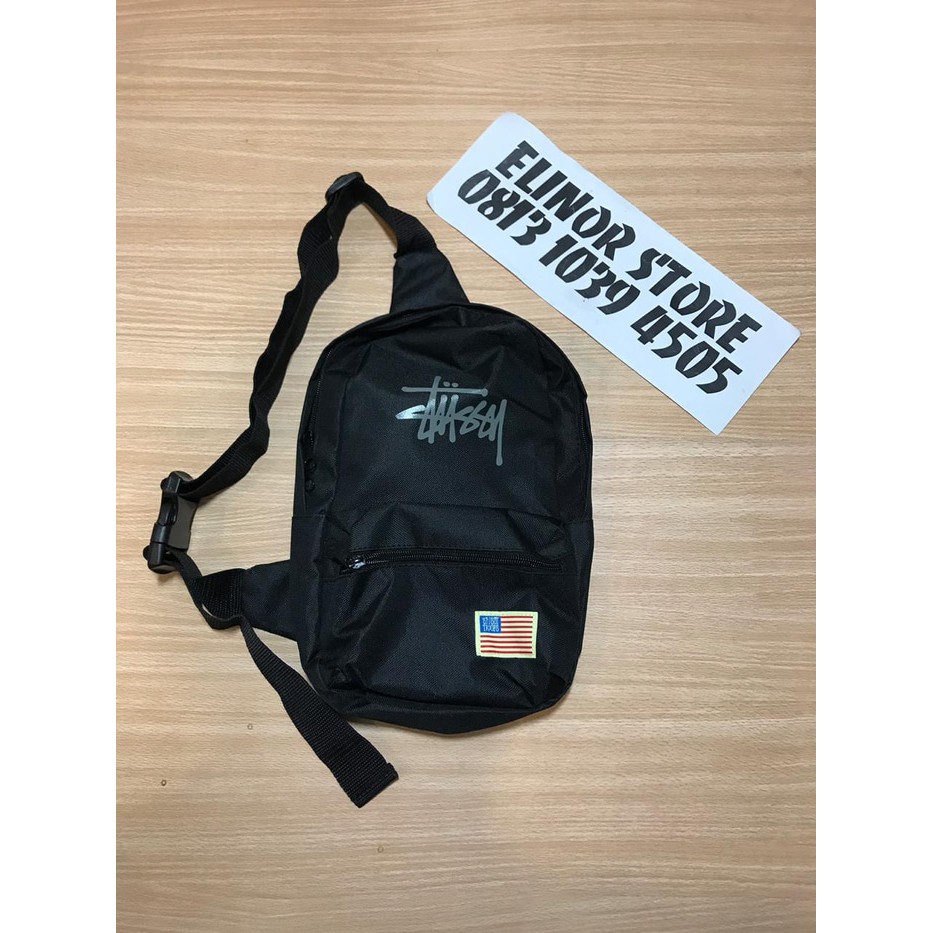 stussy troops slingbag-shoulder-bodybag stussy troops original