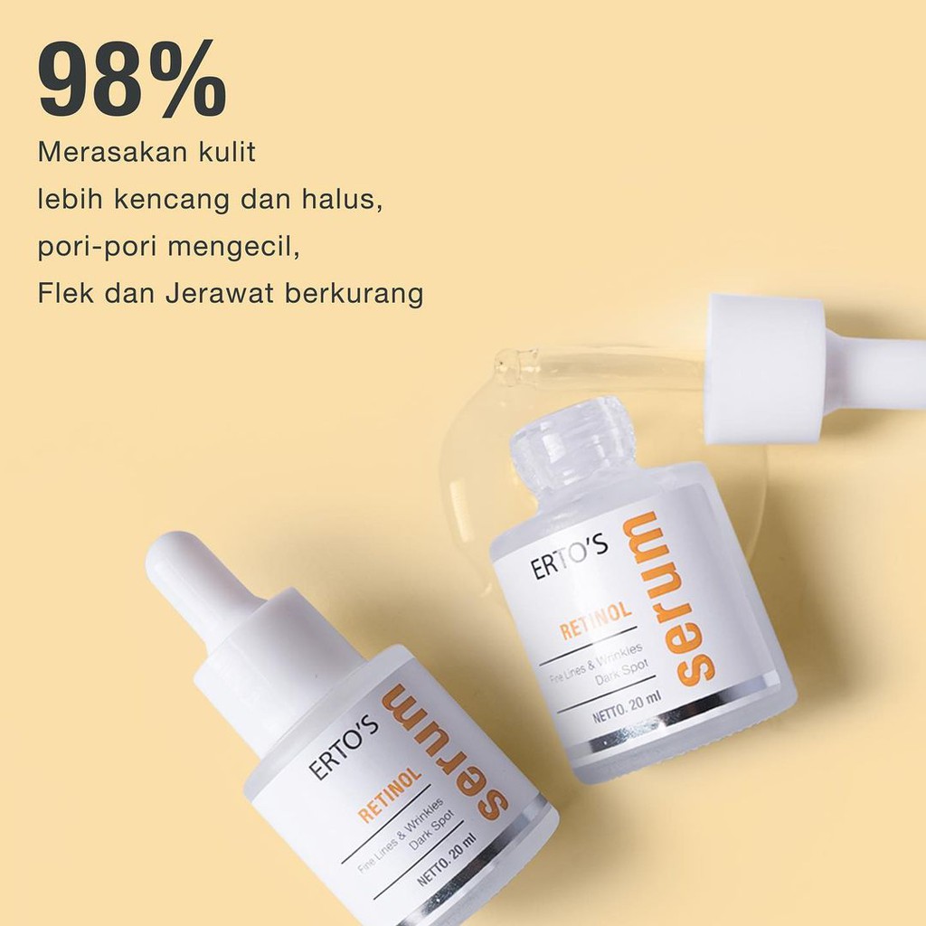 [ORI] SERUM RETINOL Menghilangkan Flek Hitam dan Wajah Kusam dengan ANTI AGING &amp; ANTI OKSIDAN