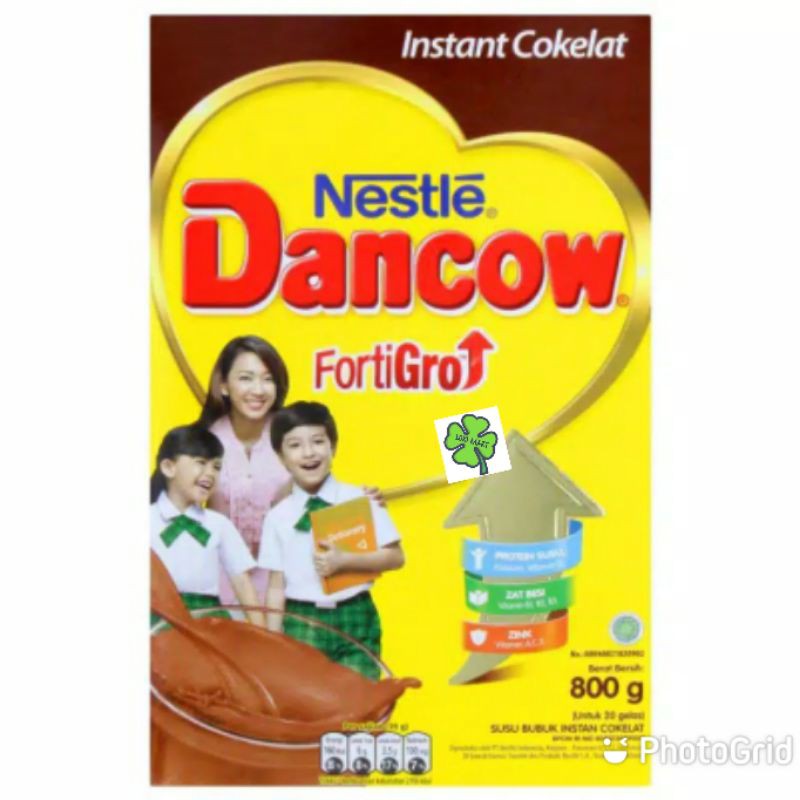 

DANCOW FORTIGRO Box 800 gram Coklat - Susu Anak Bubuk