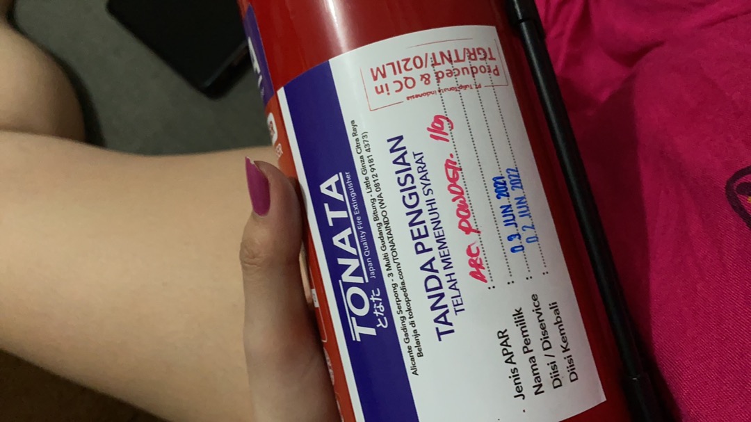 Apar 1kg Bubuk Abc Powder Tonata / Set Komplit