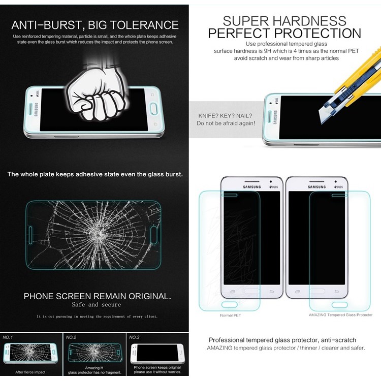 Nillkin Anti-Explosion H Tempered Glass Samsung Galaxy Core 2 G355