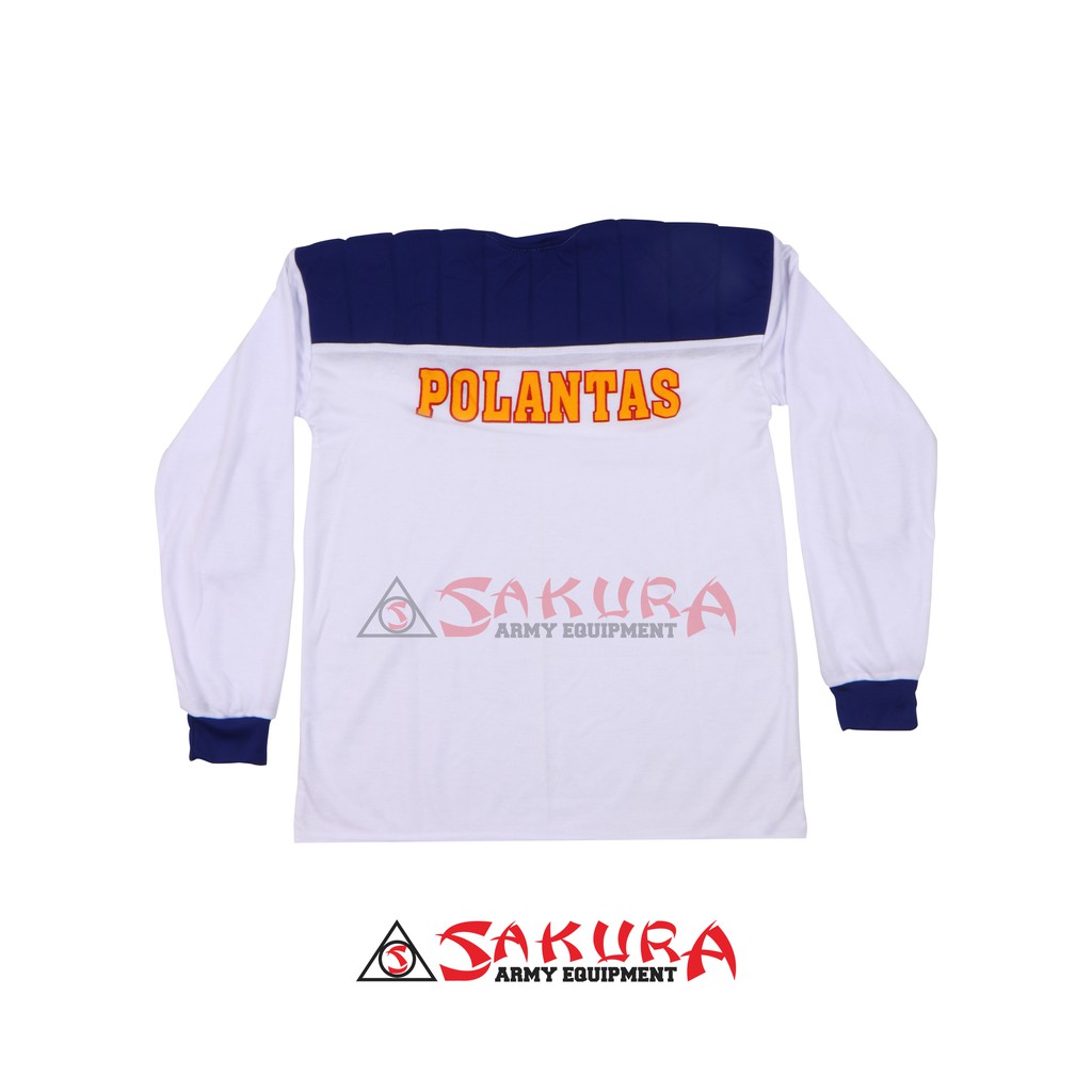 Kaos PHH Busa Lengan Panjang Polantas Putih biru|Kaos PHH Lantas